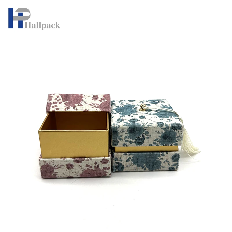 Hot Sale Customized Recycled Cardboard Packaging Box Flannel Paper Boxes for Gift