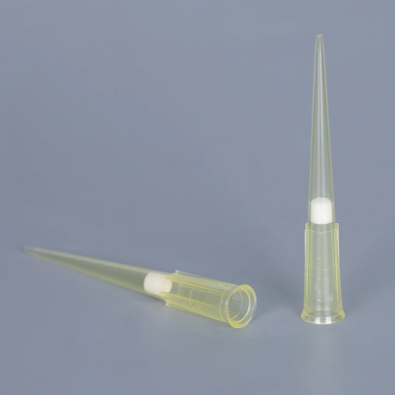 Lab Disposable Sterile low retention 50uL extended length Plastic Filter Pipette Tips
