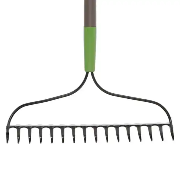 European Garden Top Seller Aluminium Rake High Quality Agricultural Tools Lawn Leveling Rake China Durable Corn Rake