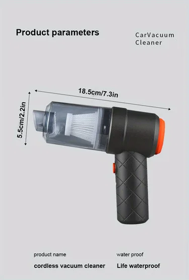 Hot Sale Mini Handheld Cordless Vacuum Cleaner Portable Wireless Strong Suction Blow And Suck High Power Vacuum Sealer