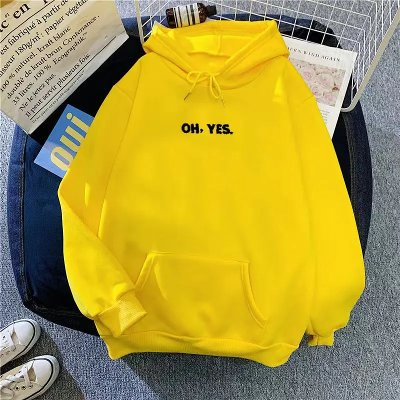 Autumn and winter new hooded sweater female Korean wave students loose fleece plus velvet hooded ladies coat