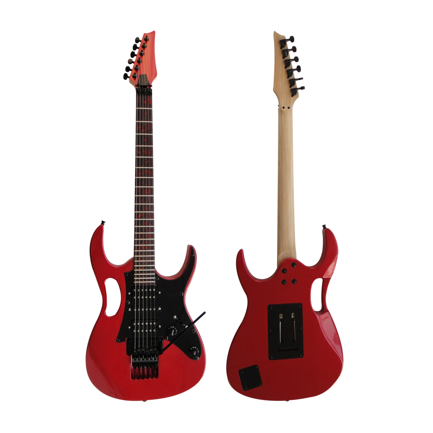 Afanti High Quality Red Painting Maple Bolt on Neck Custom Electric Guitar