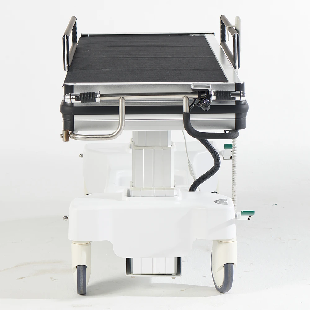 Hospital furniture rechargeable patient transport stretcher cart mobile transfer gurney trolley