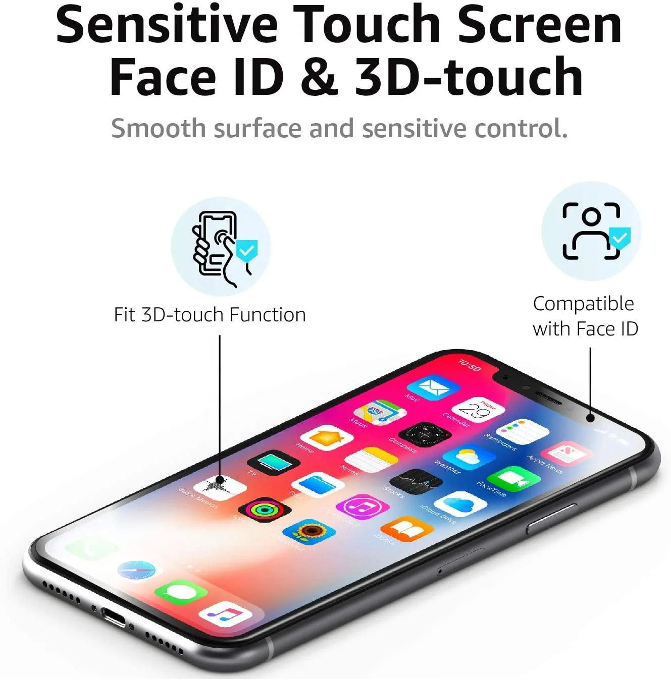 AOYIYA 9H Full Glass Screen Protector Durable Protection Tempered Glass for iPhone 11 12 13 Pro Max
