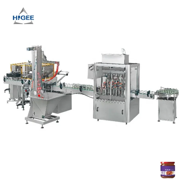 Pineapple jam filling capping machine strawberry jam sauce bottling machine line cherry jam filler seamer labeller