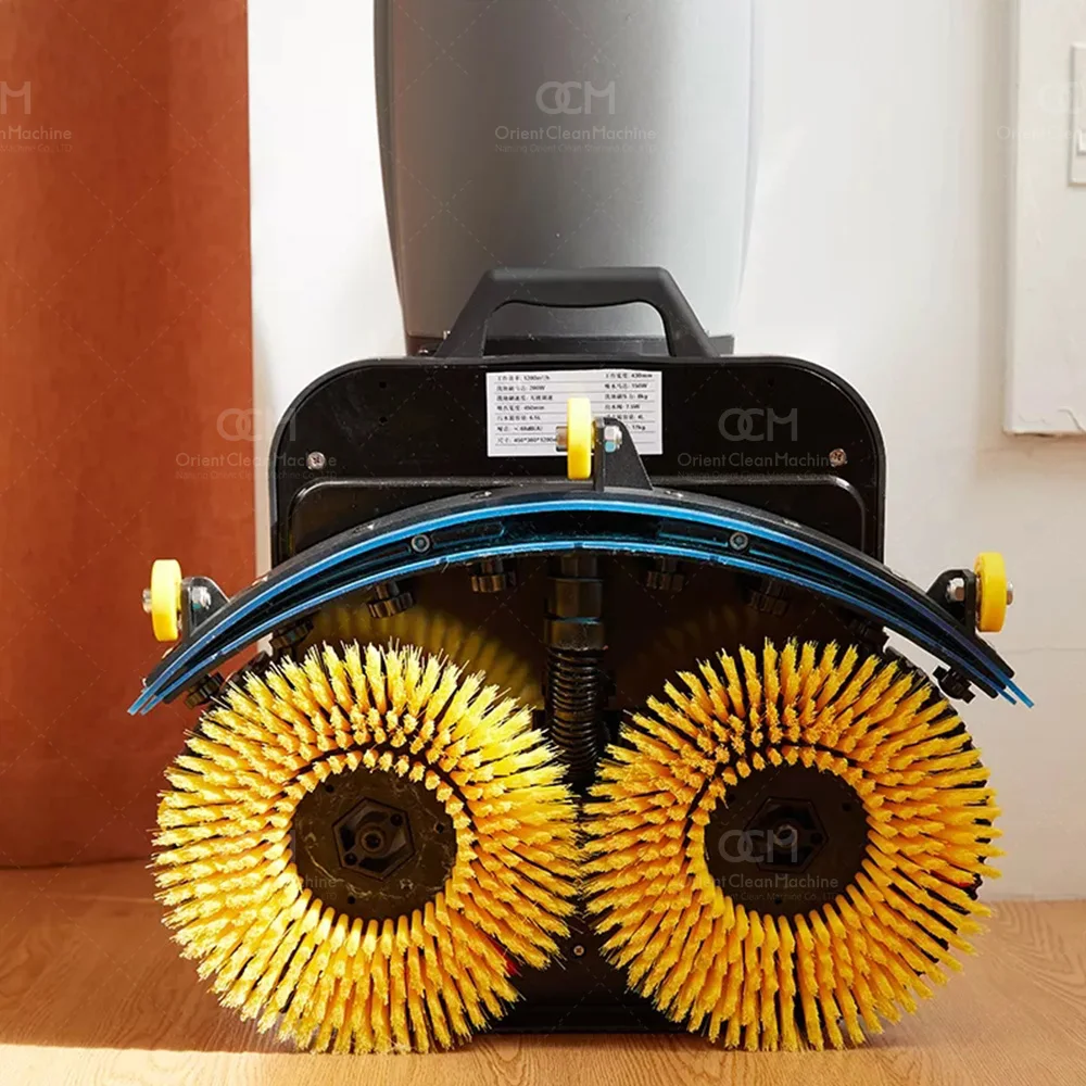 OCM-GB380A marble floor cleaning scrubbing machine walk behind scrubber machine concrete scrubbing machine