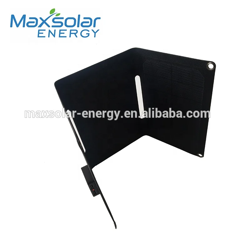 21W  Sunpower cell Blue Folding Solar charger portable battery solar energy
