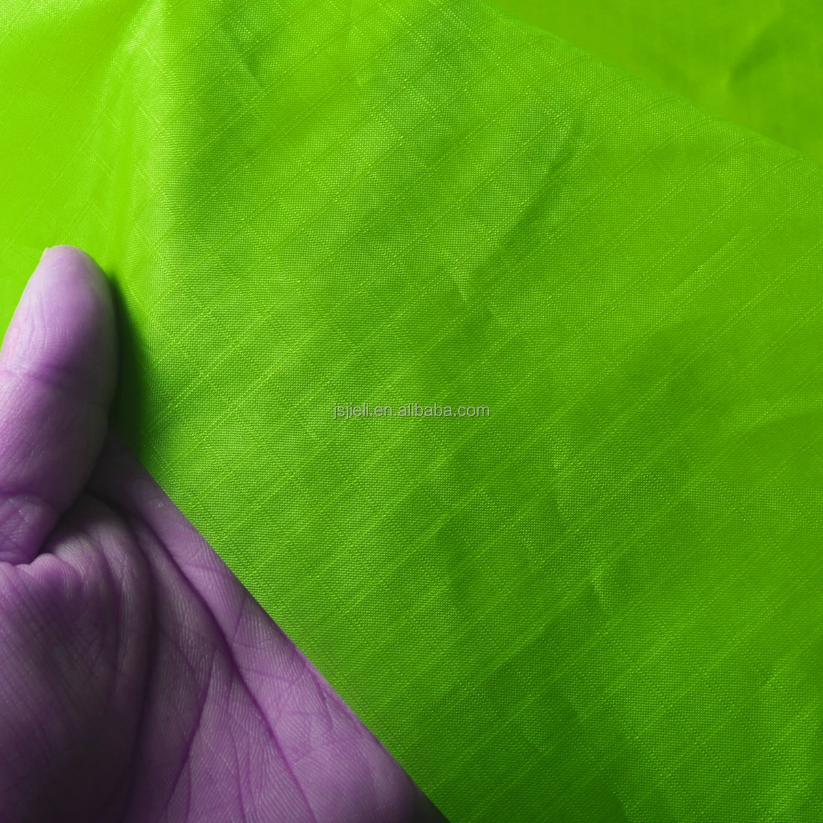 61g/m2 50D 0.3cm Double Line 1.5m Width D2 High Strength Polyester Ripstop Cloth Tissue for Sailboat