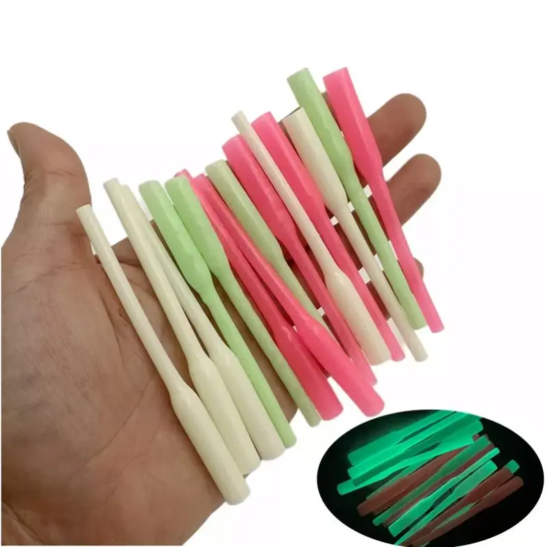 NEW 85mm Diy Night Fishing Silicone Luminous Sleeve Shrink Lumo Tube For Big Game Tuna Trolling Lures