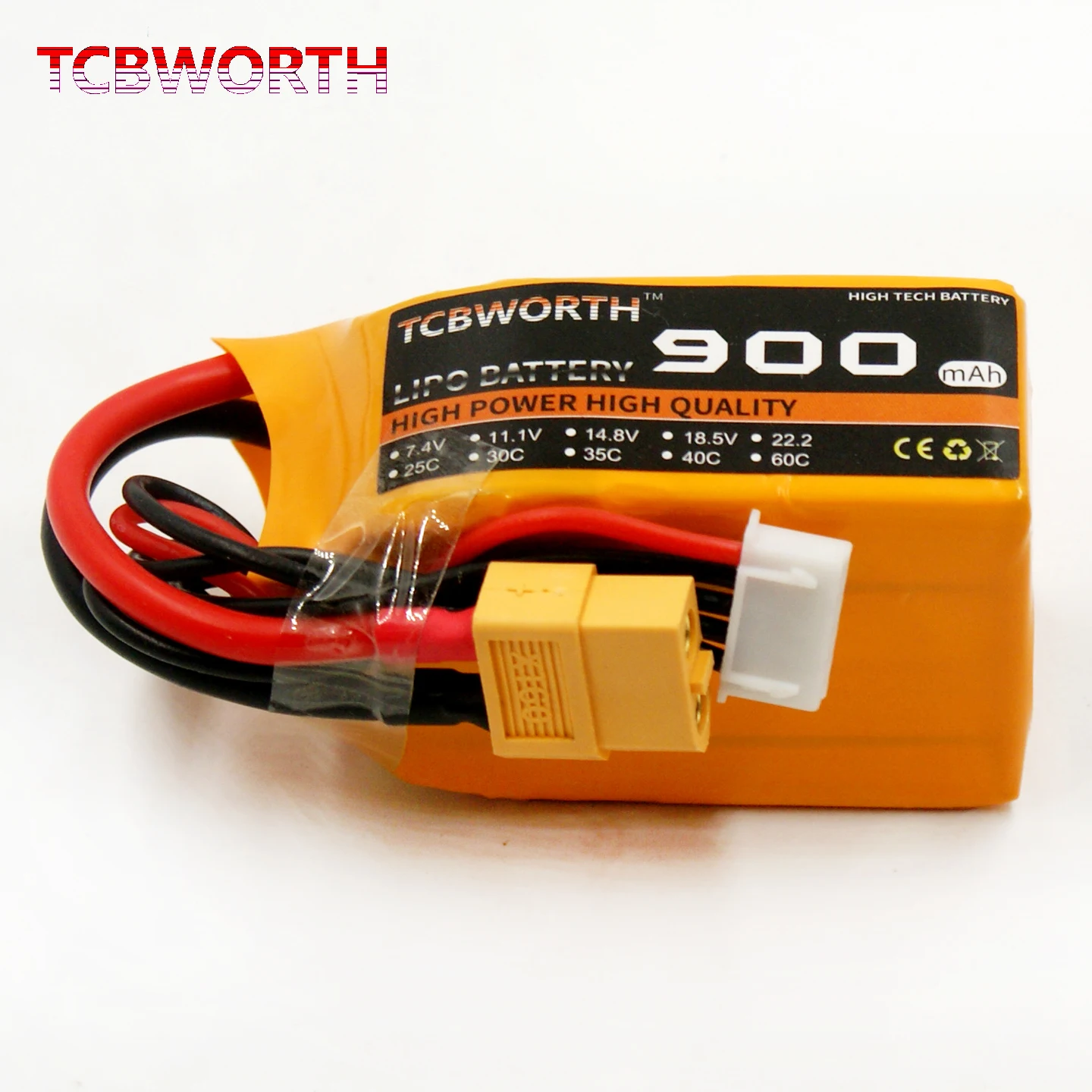 Литий-полимерный аккумулятор TCBWORTH для радиоуправляемого самолета 18 5 в-900 мАч 40C макс. 60C Аккумулятор дрона автомобиля вертолета