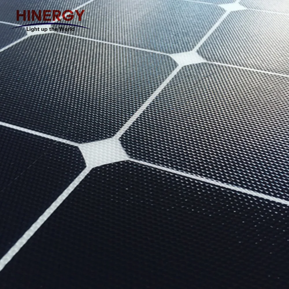  Полугибкая солнечная панель Hinergy ETFE цена для жилого автофургона морской автофургон энергетическая