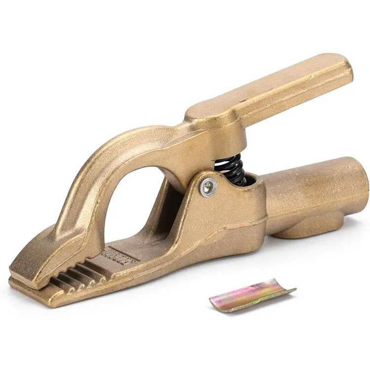 Welding Ground Clamp 500-Amp Brass Heavy Duty Welding Ground Earth Clamp For TIG/MIG/MMA Tig Welder