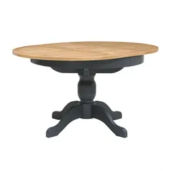 Современные кухонные столовые наборы деревянные обеденные столы 110 см 145 см круглый выдвижной обеденный стол