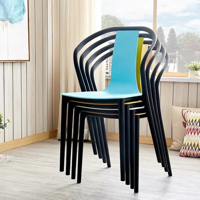Cheap Price Outdoor Modern Restaurant Stackable PP Dining Plastic Chairs For Sale