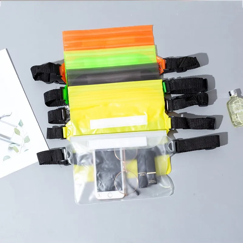 Outdoor sport fanny pack pvc waist bag big waterproof phone bag clear fanny pack