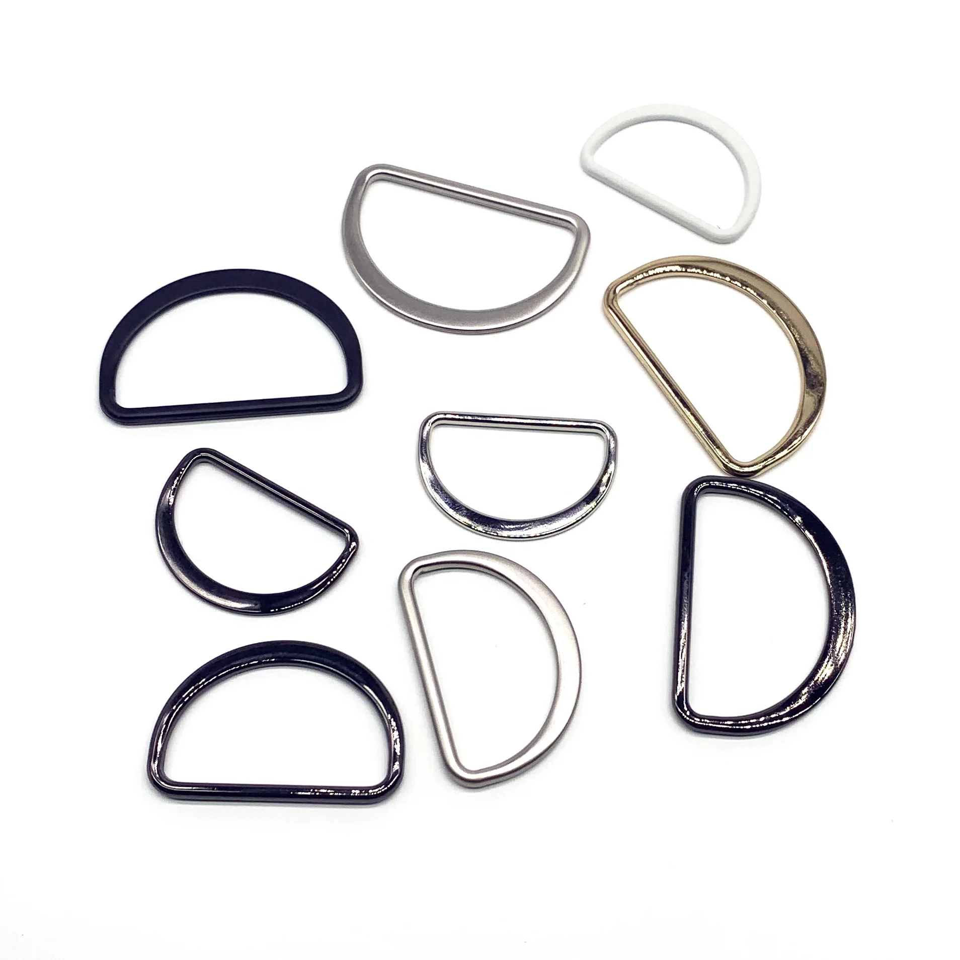 
Классическое металлическое кольцо из цинкового сплава, полукольцевая пряжка для ремня, для сумки, платья, ошейника для собак 