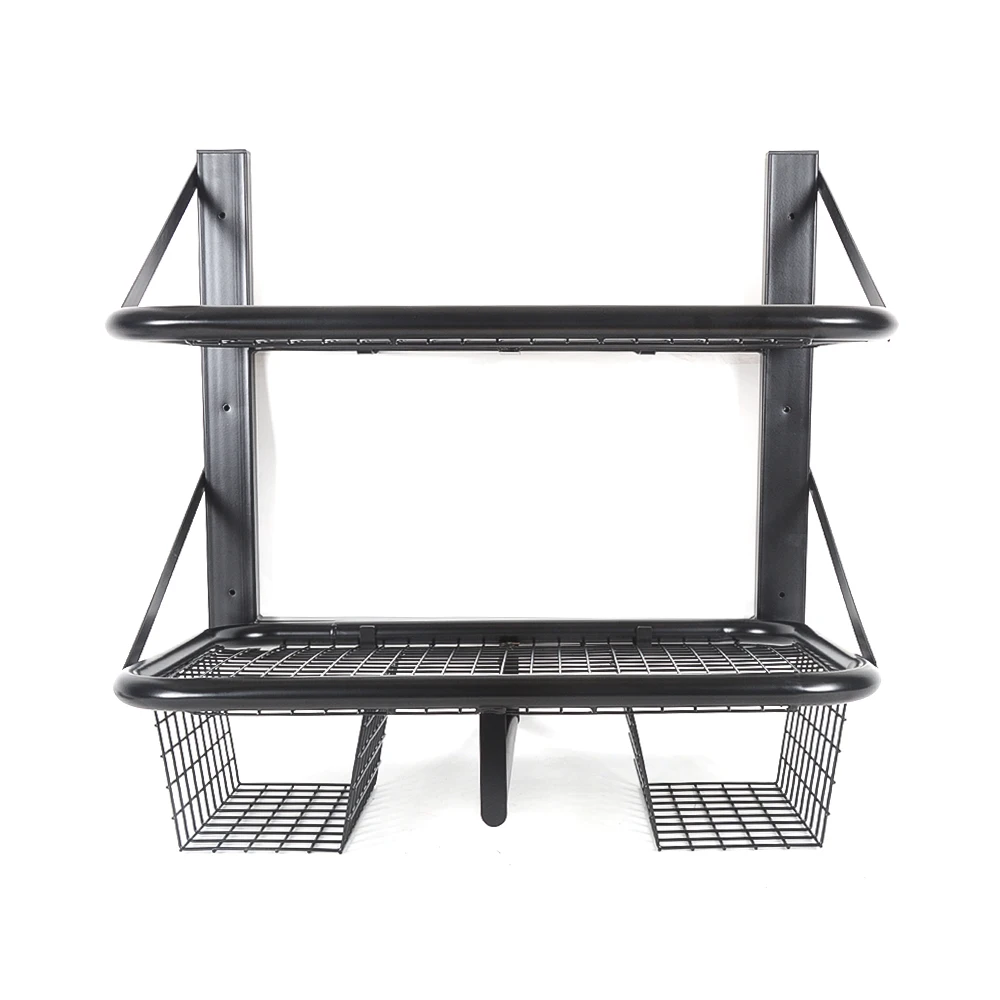 Прочная и твердая полая настенная вешалка может удерживать шлемы и проволочные стеллажи для одежды