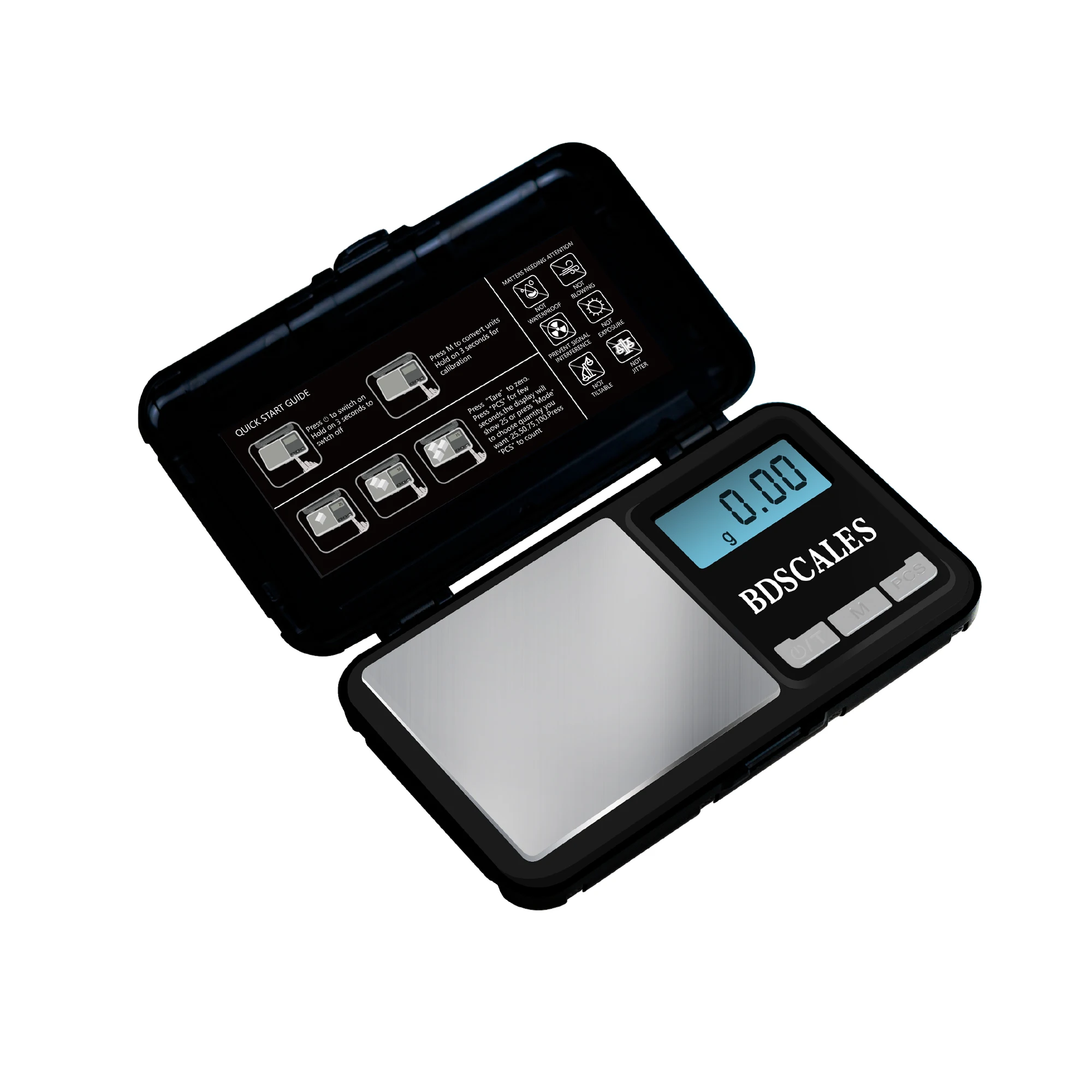 Pocket scale 200g 0.01g mini diamond electronic 10mg Digital Jewelry Scale LCD backlight 600g 10mg household weight tools