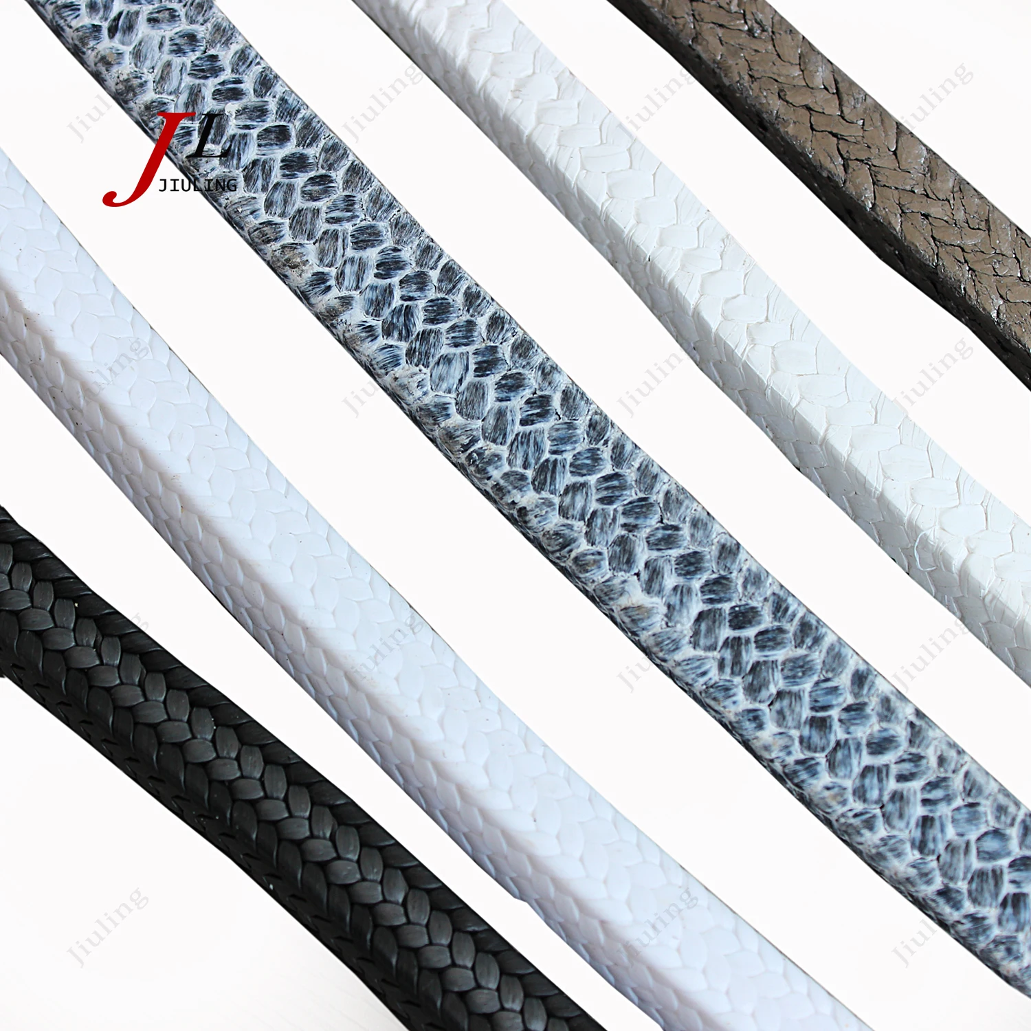 Прямая сделка Fibra di Ptfe nera ammollo lubrificante ghiandola imballaggio per valvo tenuta