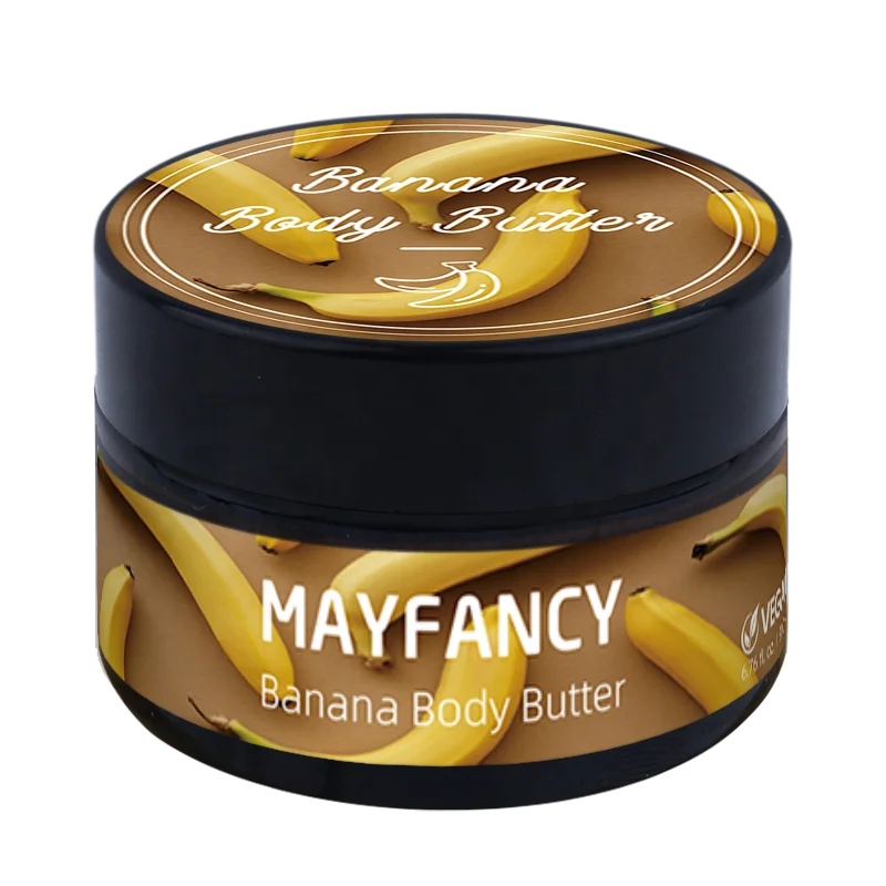 MAYFANCY частная марка органический взбитый увлажняющий лосьон для тела крем оптом банановое масло ухода за кожей