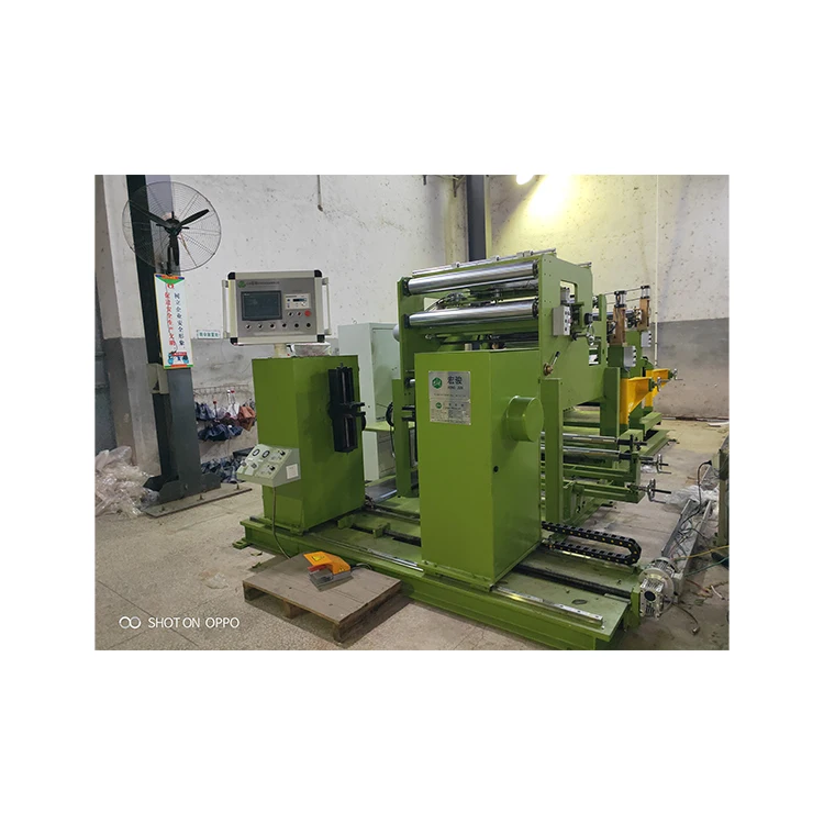  Automatic Servo Motor Two Uncoiler device coil width 600 Foil Clamping Winding Machine for transformer with