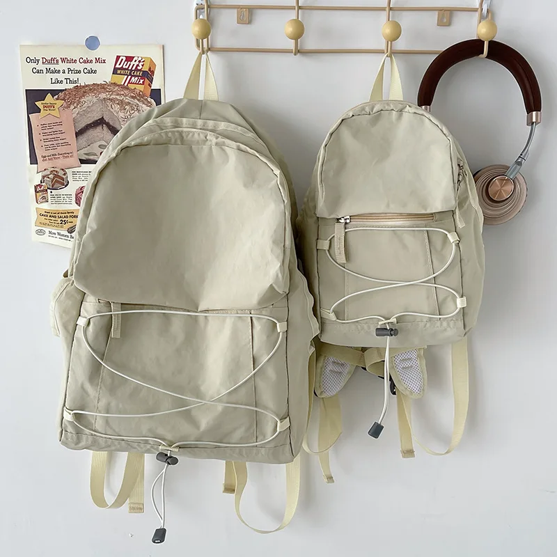 Custom logo Simple large capacity backpack for middle school and high school students travel Luggage backpack bag