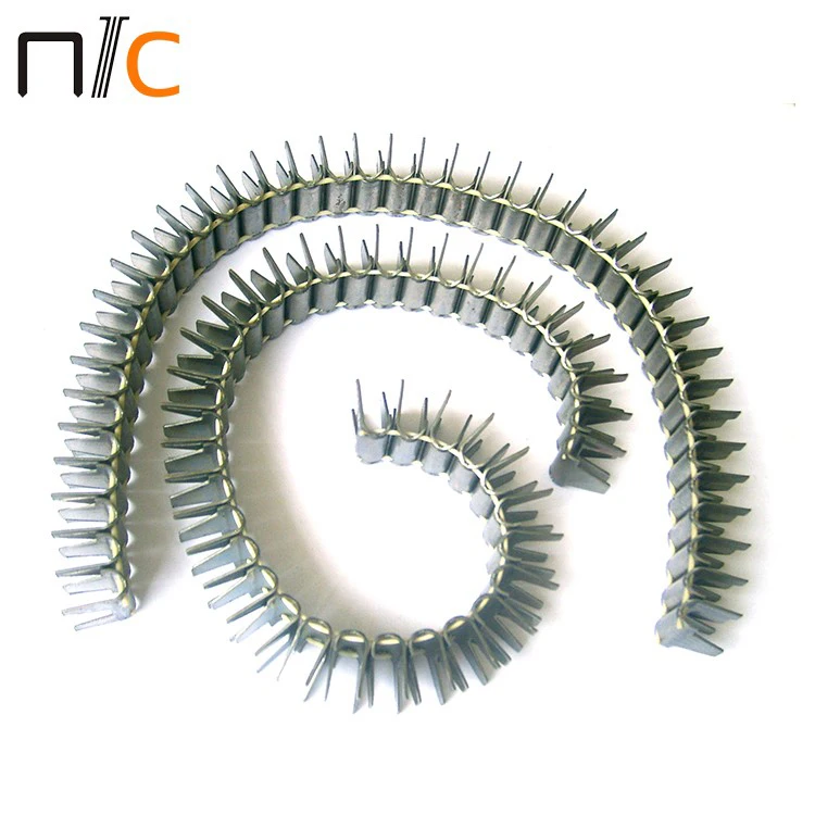 High quality durable 80 strips shape staples paper collated nails