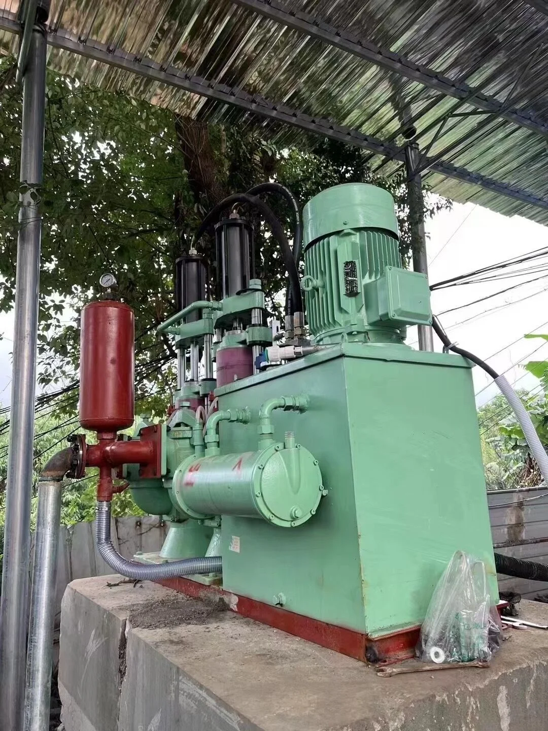 High Pressure YB Hydraulic Transmission Piston Pump Plunger Slurry Pump Filter Press Feeding Pump