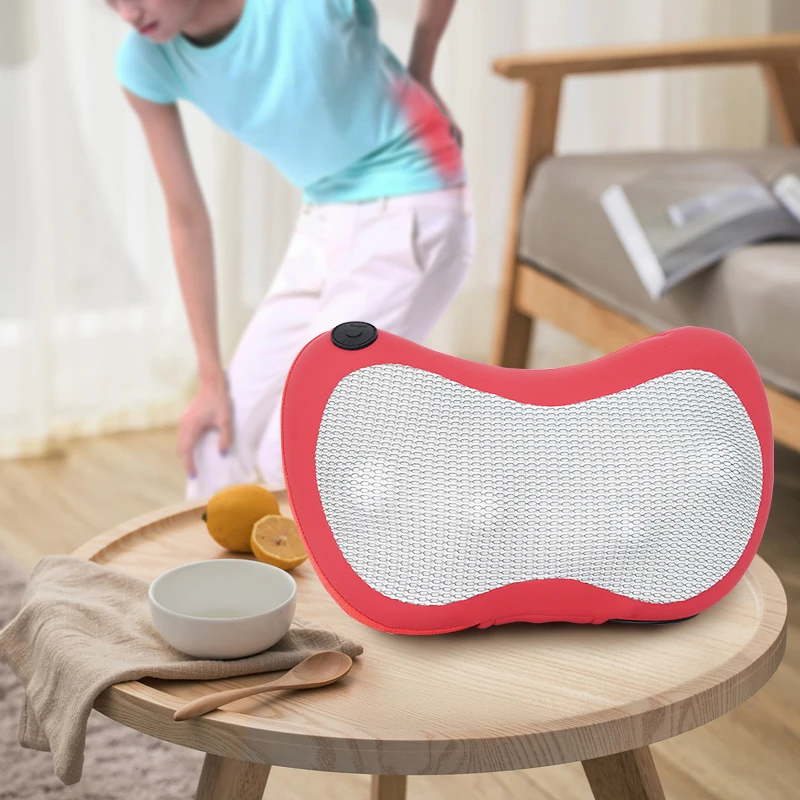 Массажер для спины и плеч NEWRoyal Design Электрический разминающий шиацу массажер снятия боли Нефритовый роликовый