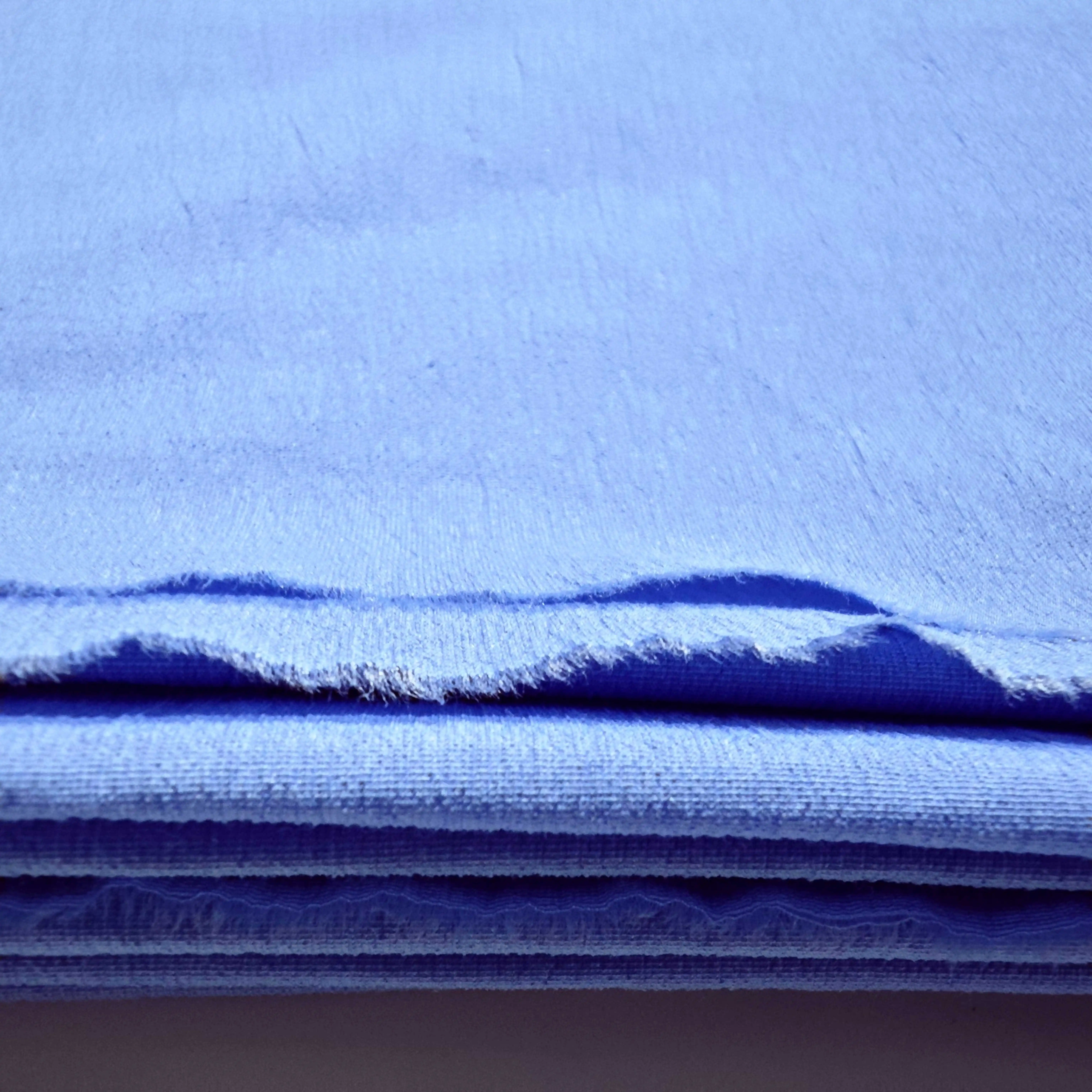 cotton nylon spandex fabric crankle plain windbreaker fabric jacket blouse women uniform workweaer fabric