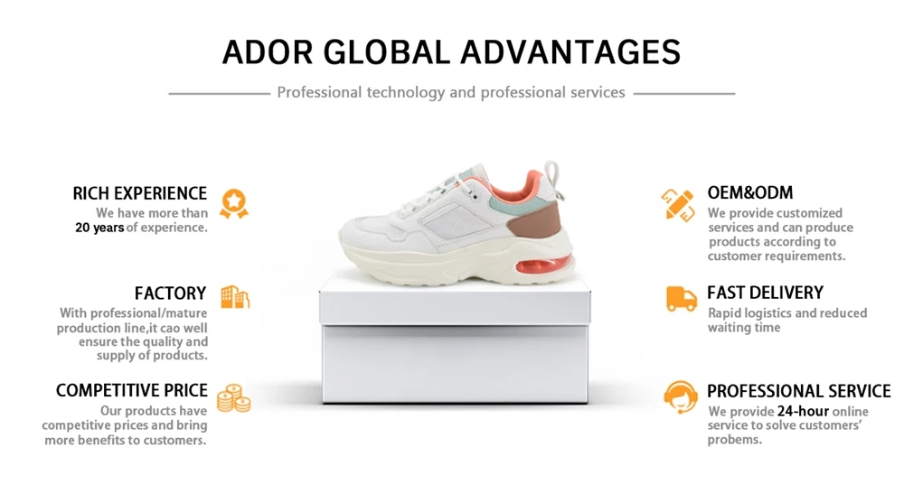 ADOR New Design Breathable for adults women soft platform athletic zapatillas running shoes With Wholesale Price