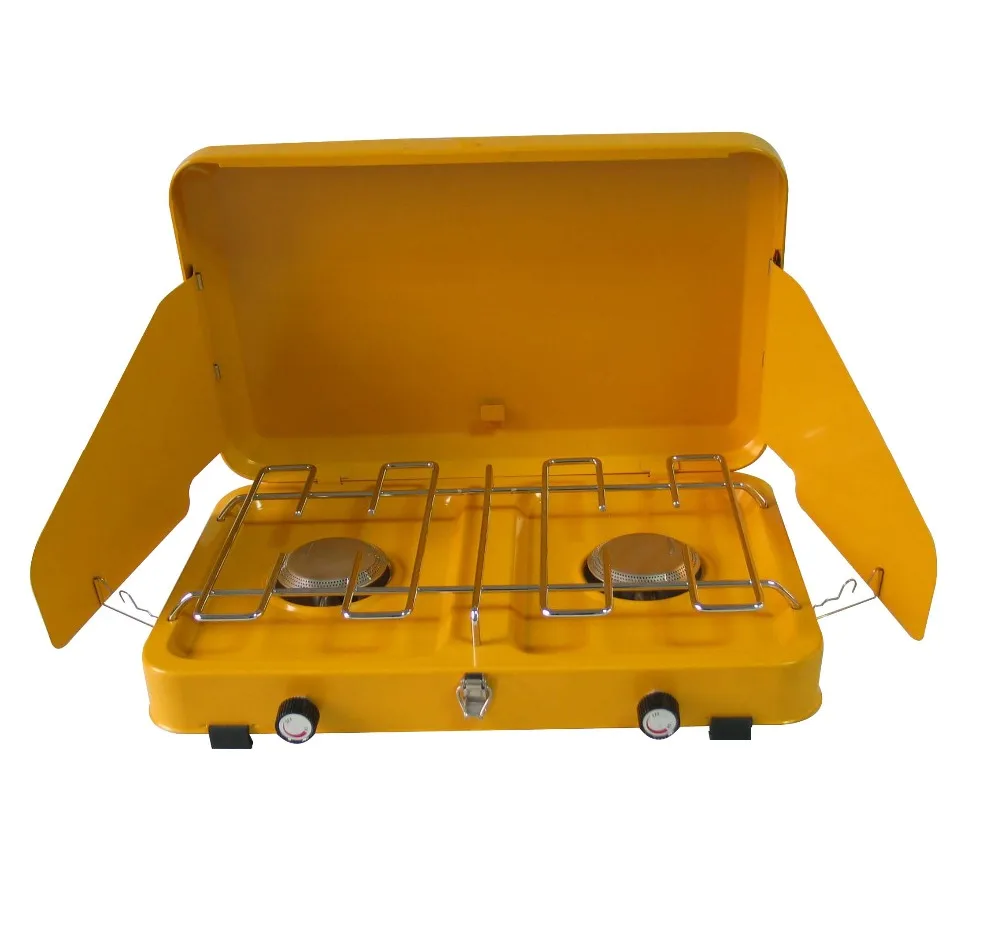 Discount Offer Wholesale Cheap Double Burner Gas Stove Portable For Camping And Outdoor Cooker