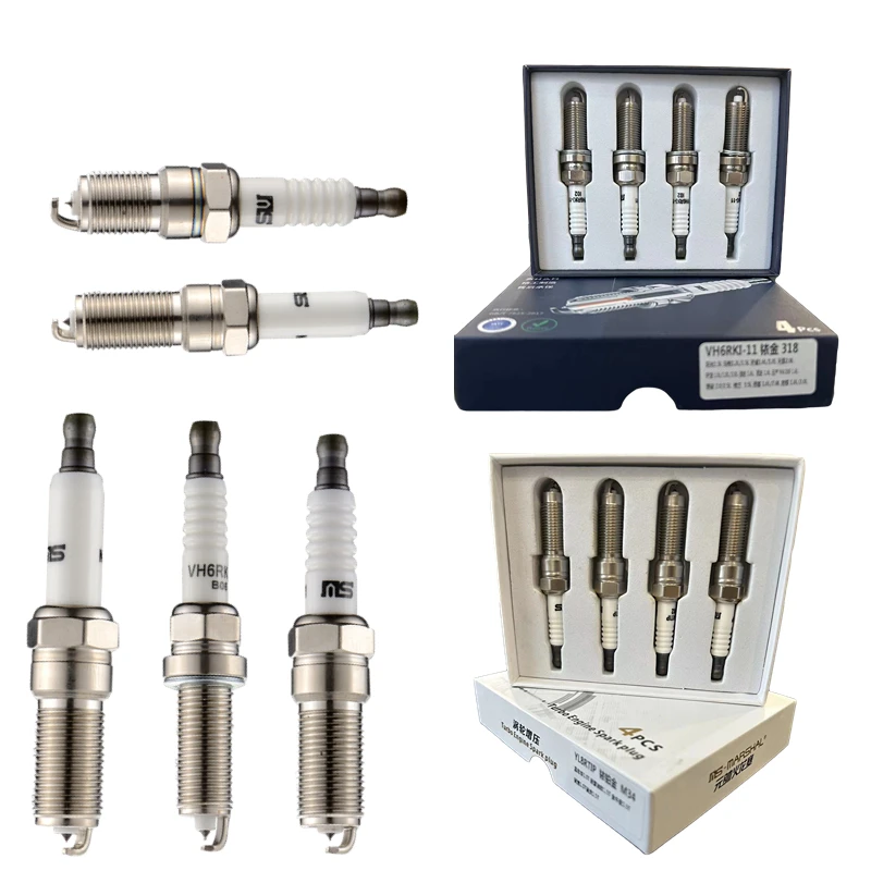 Engine Generator Spare Parts MARSHAL Ni-Co Standard NISSAN Hyundai Kia Car Double Iridium Spark Plugs