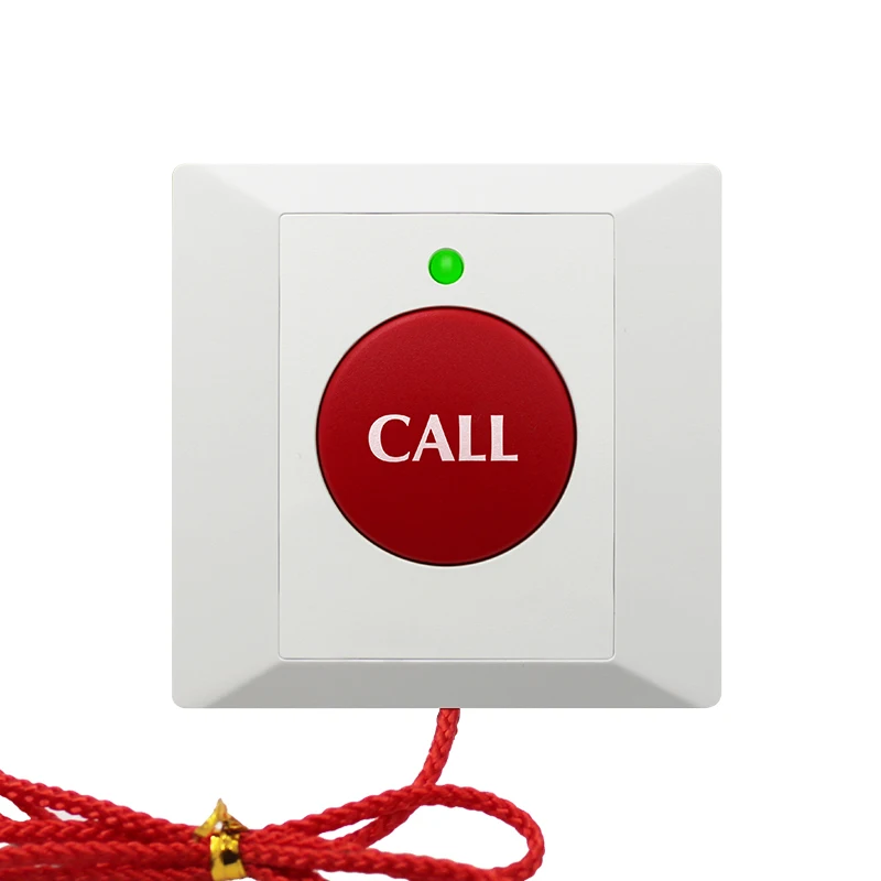 86x86mm New Wired Call Box With Cord Pull Panic Button