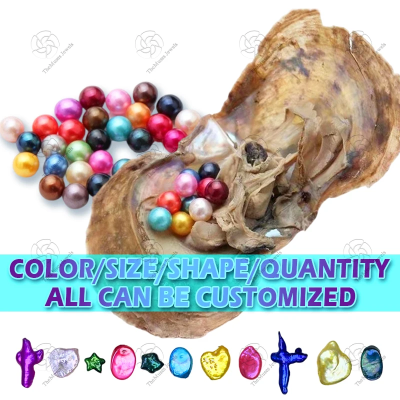 Natural Freshwater Pearl Oyster Shell Mussel Shell For DIY Jewelry Making Crafts perles naturelles perle pierre naturelle