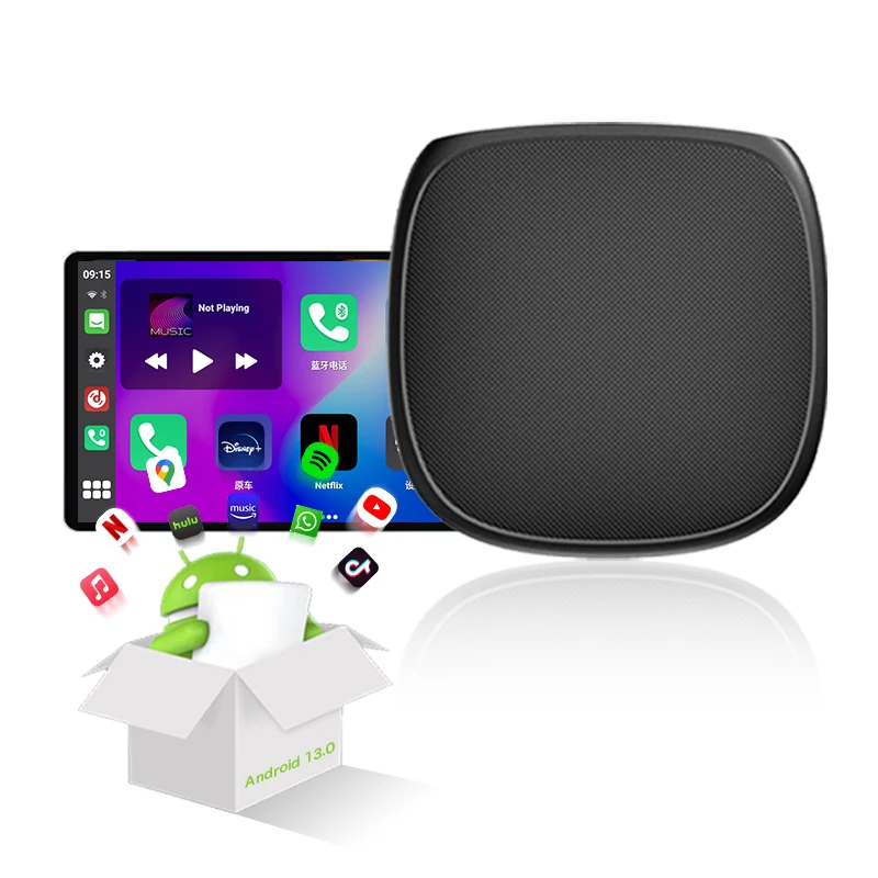 Wooboobox беспроводной Carplay ai Box android 13 Android auto 8g 128 GB AI адаптер умный ключ для a8 d4 carplay