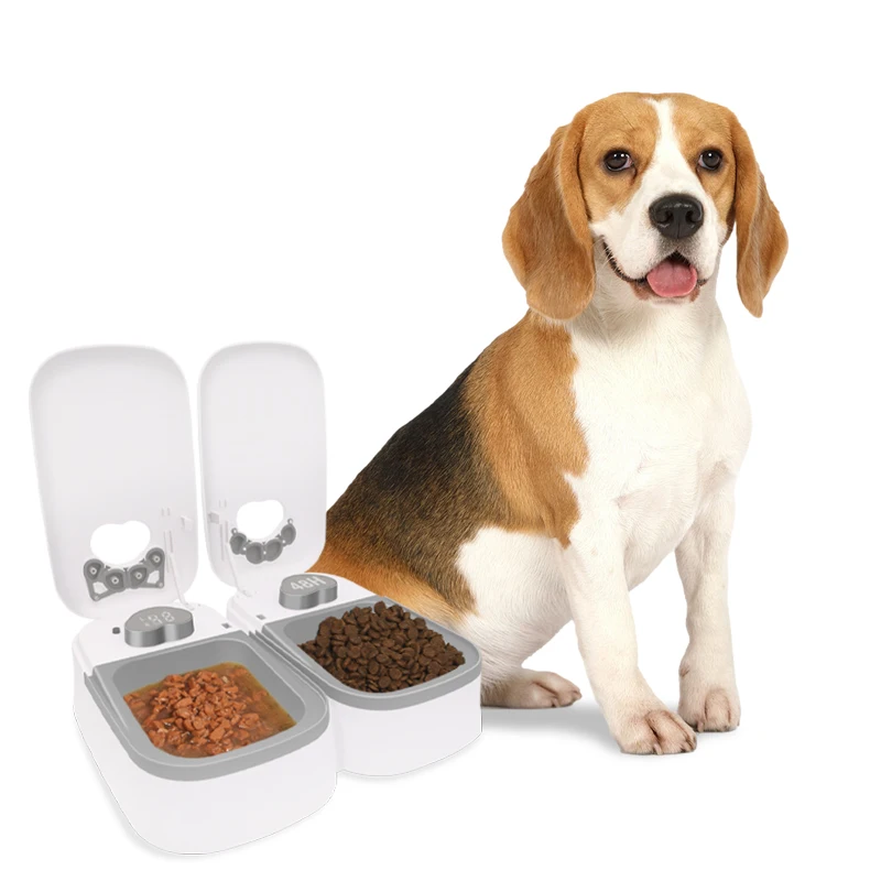 Wholesale Automatic Dog Feeder 700L Smart Food Dispenser Cats Dogs Timer Removable Bowl Auto Dog Cat Pet Feeder Pet Supplies