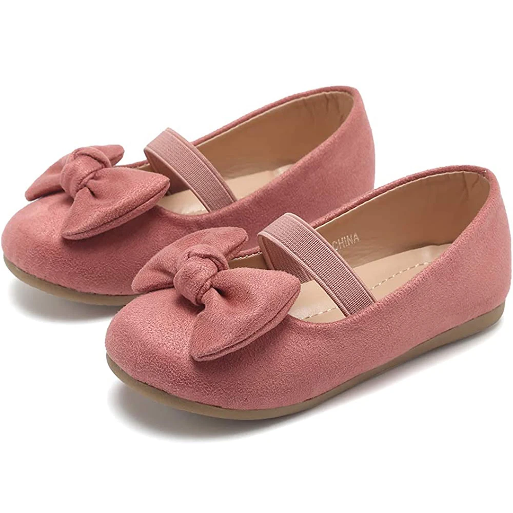 Custom Wholesale Girls Ballet Flats Shoes High Quality Bowknot Fashion Cute Wedding Party Princess Dress Shoe