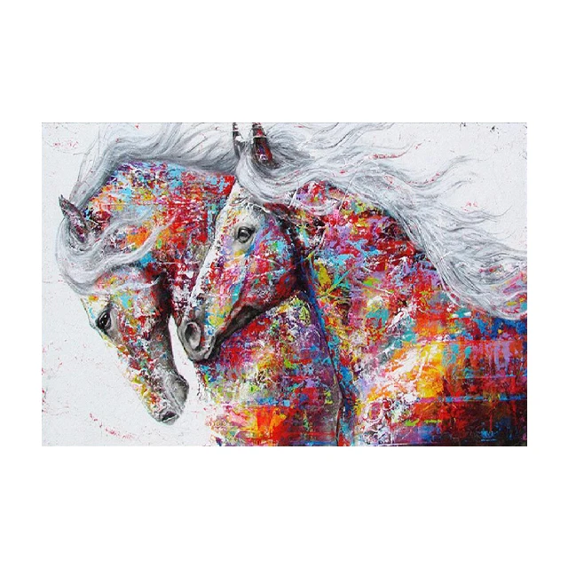 House Decor Wall Art Modern Paintings Decorative Frameless Home Gifts Guests Snow Wolf China Wholesale Diamond Painting