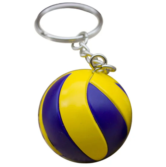 Custom Logo Wholesale Cheap High Quality Volleyball /Balls Keychain