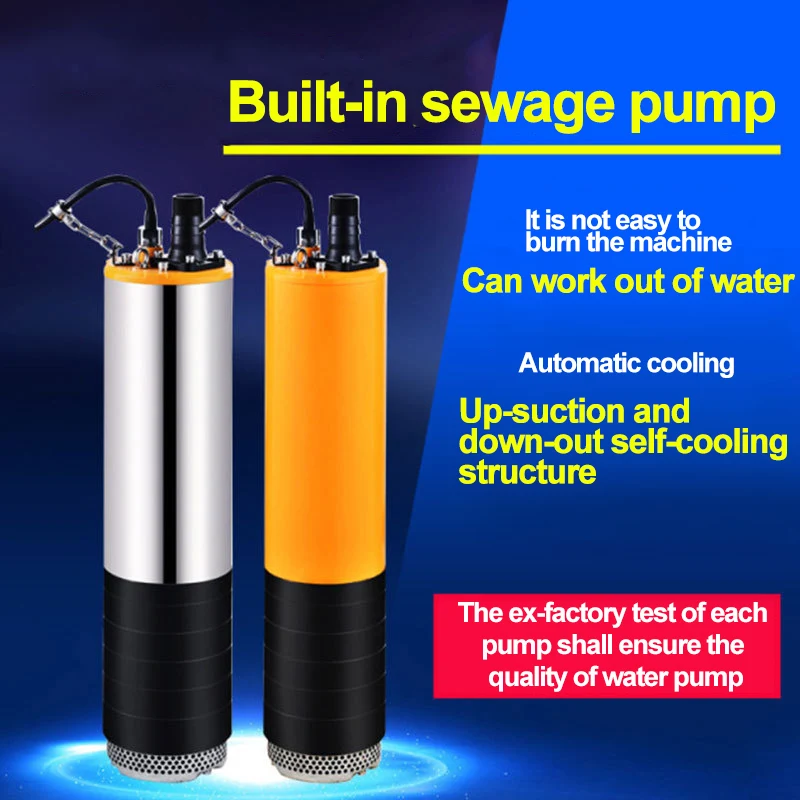 High Head Large Flow Slurry Discharge Stainless Steal Sewage Submersible Water Pump For Irrigation