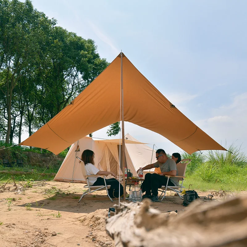 Best Selling Large Canopy Tent Outdoor Sunshade Rain Proof Portable Dew Camping Picnic Beach Canopy