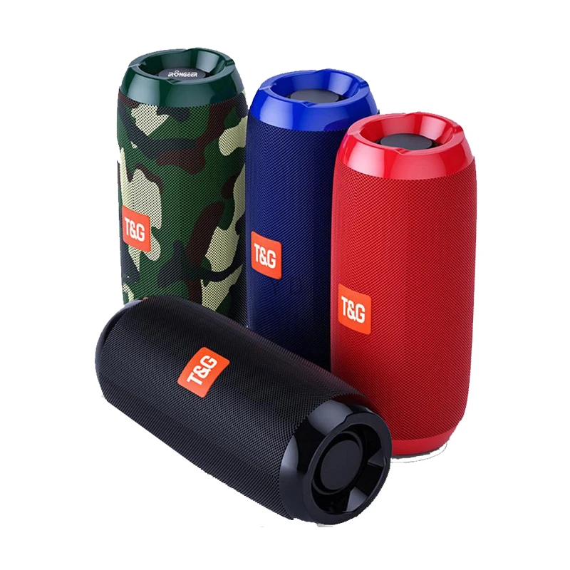 Portable  speaker 20w wireless subwoofer column  waterproof speaker with USB AUX support and phone  TG117 subwoofer
