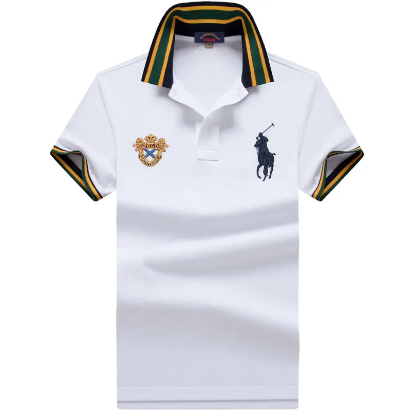 
Wholesale brand new design men and men pure cotton color Polo T-shirt office and business polo shirts 