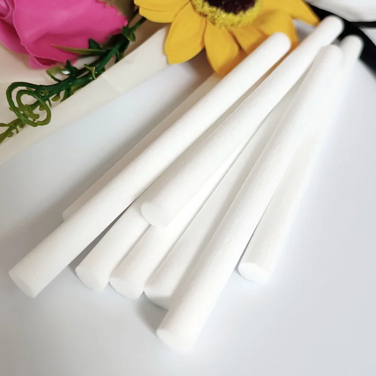 High Quality Filter Absorbent Cotton Wick  White Fiber Cotton Stick Polyester Fiber Refill Sticks