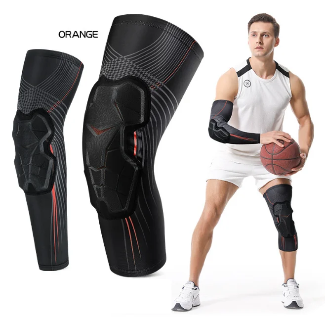 Long Compression Leg Sleeves Braces For Basketball Volleyball Football Basketball Sports Kids Youth Volleyball Knee Pads