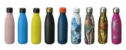 New 350ml 450ml 750ml Coke Stainless Steel Vacuum Flasks Cola Shape Water Bottle