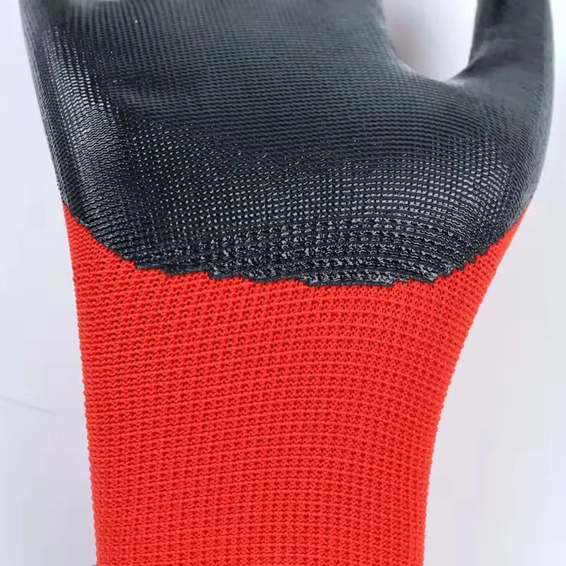 Wear resistant King Nitrile Protective Gloves breathable impregnated rubber industrial protective gloves