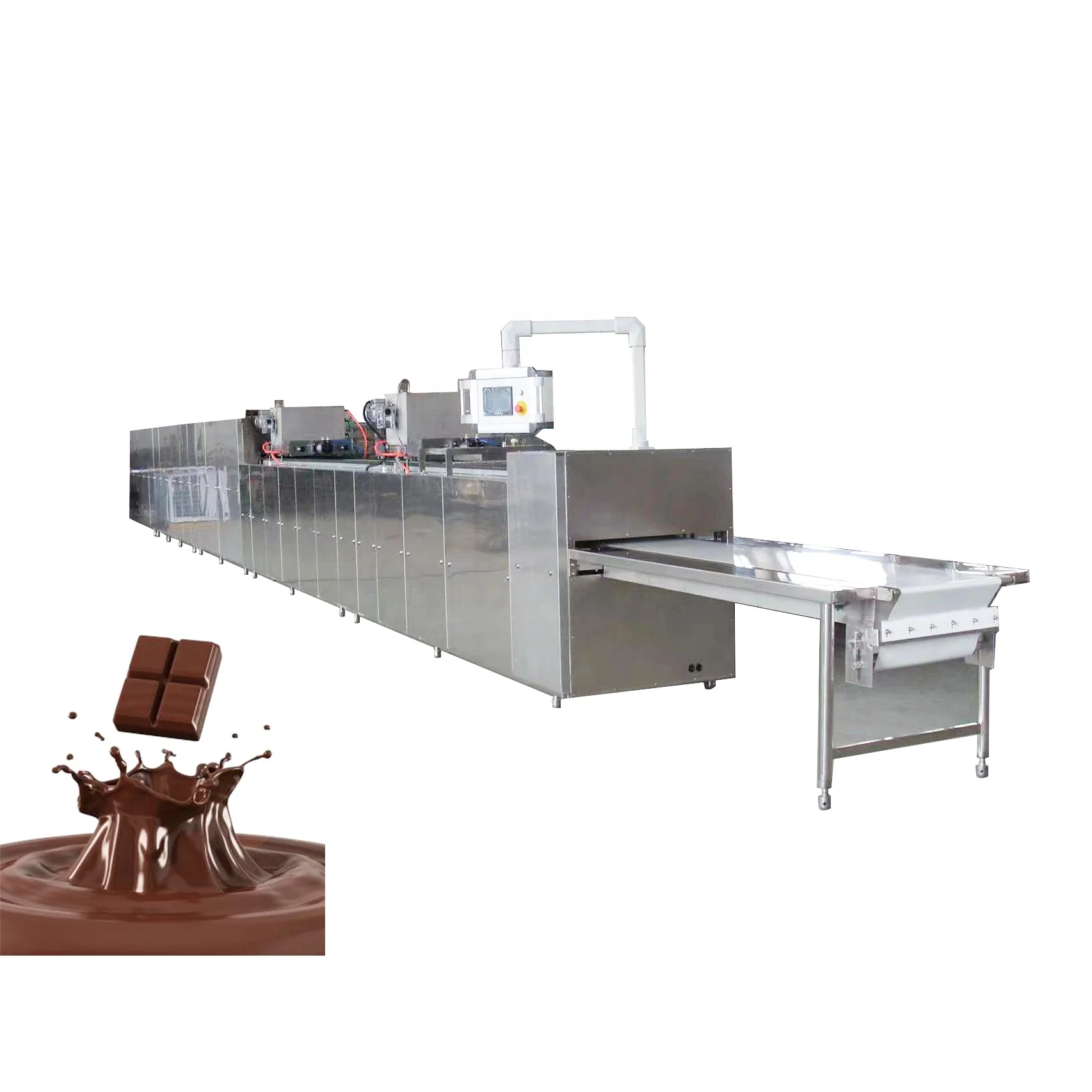 Two Moulding Heads Automatic Chocolate Molding Moulding Machine for Making Chocolate Machine