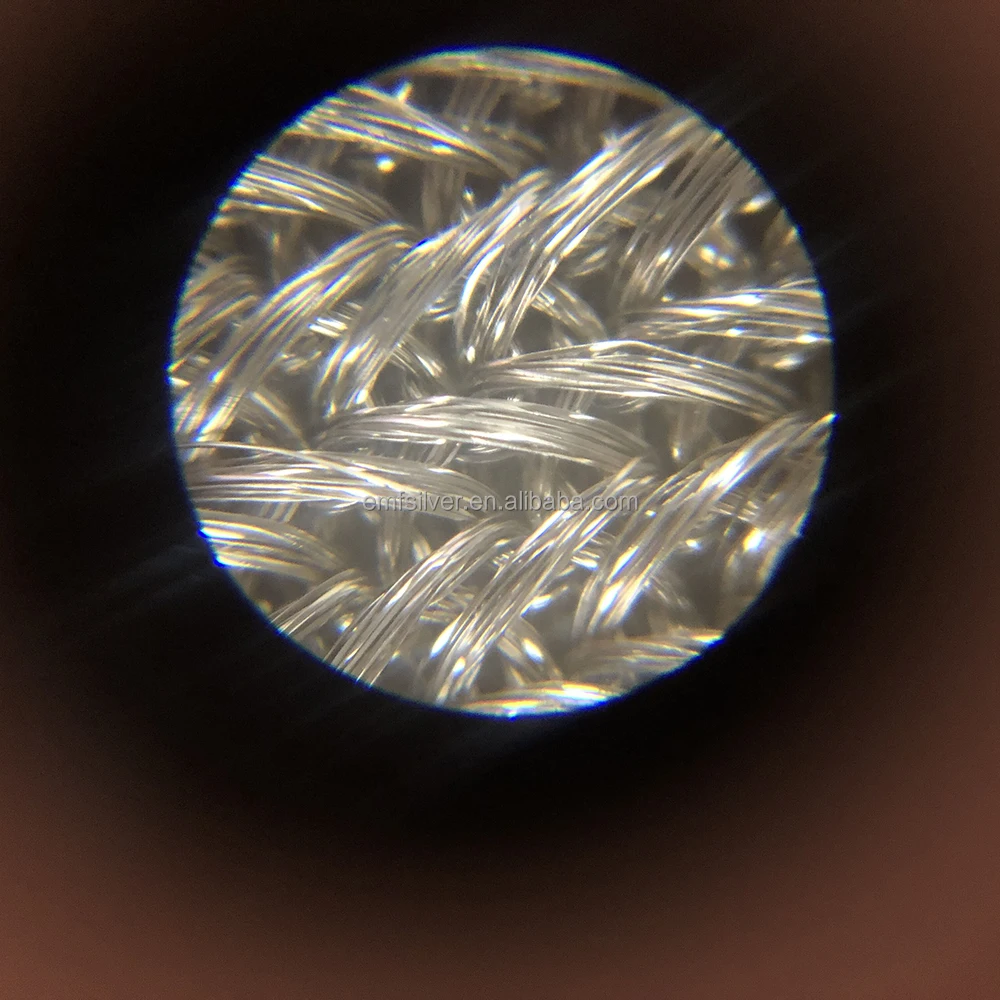 BLOCK EMF 100% Nano Silver Fiber Electromagnetic Anti Radiation Fabric For RFID Clothes